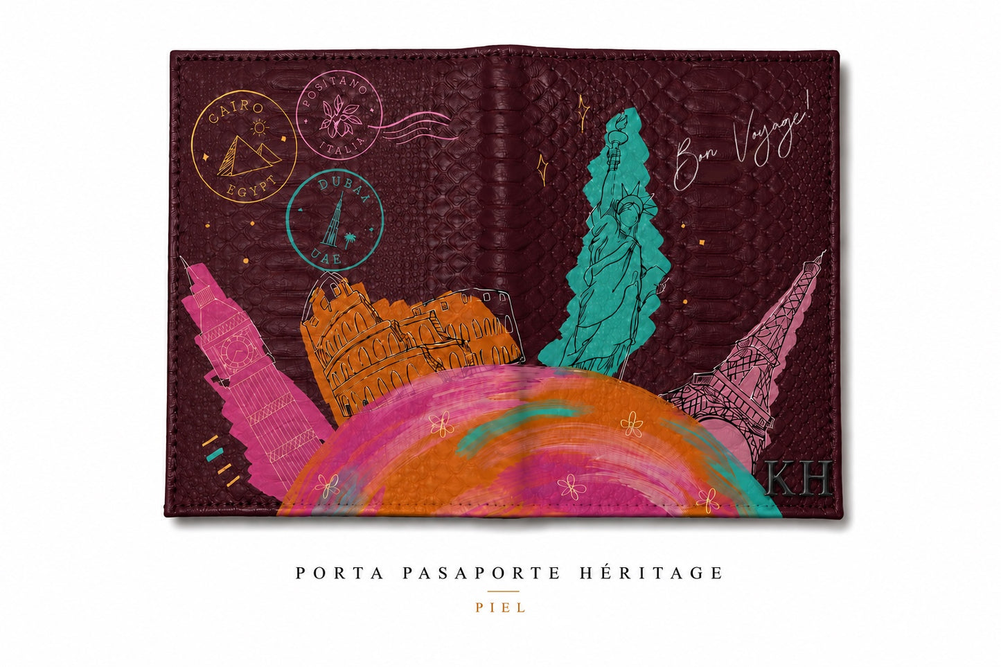 Heritage individual pintado a mano